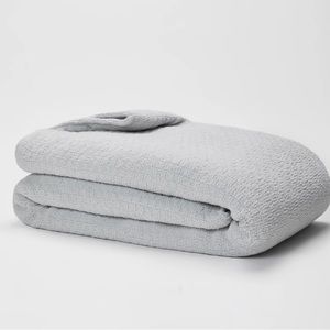 Sunday Citizen 
Crystal weighted throw blanket 
15 lbs  Cloud Grey NWT